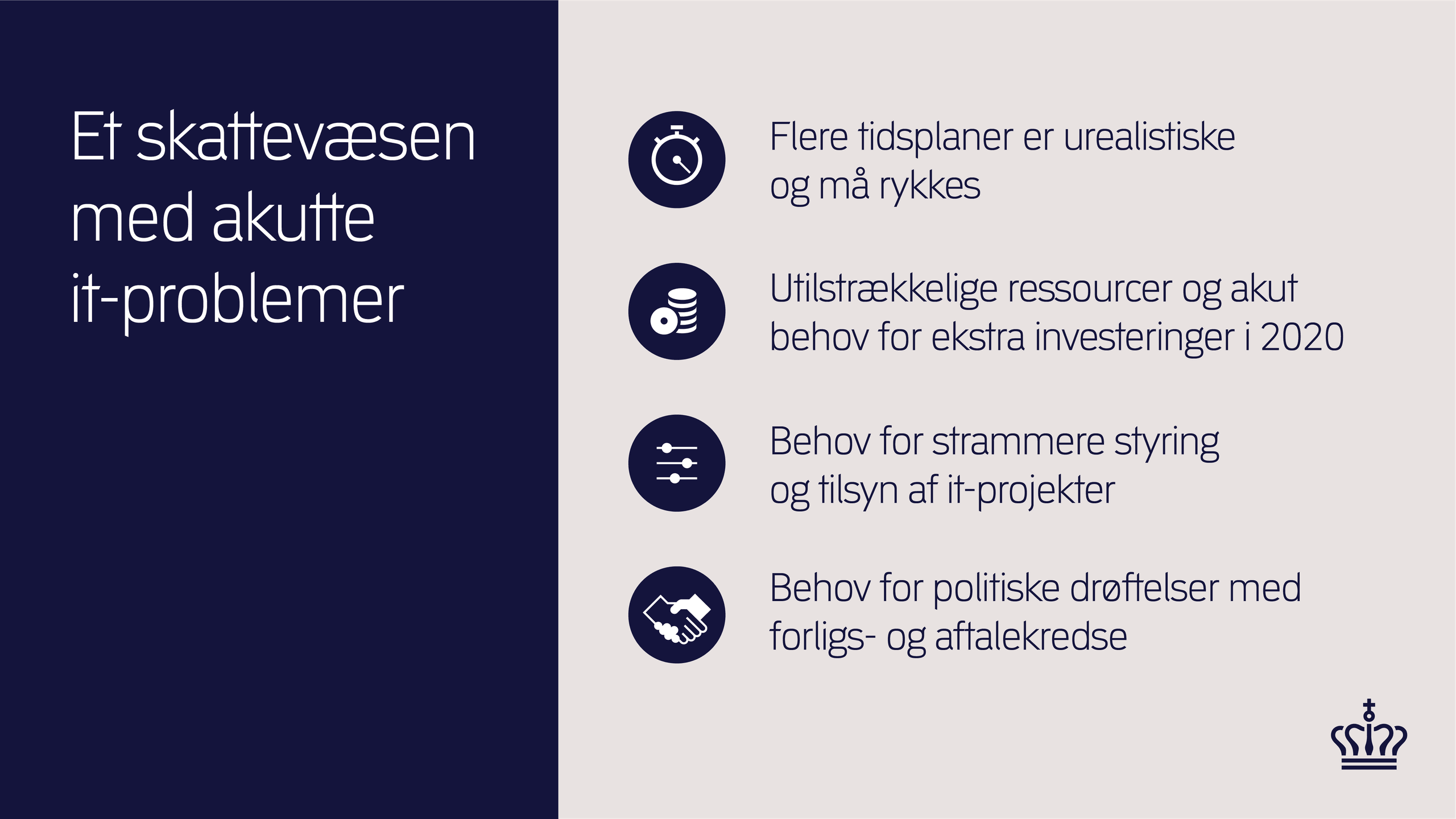 Grafik: Et skattevæsen med akutte it-problemer