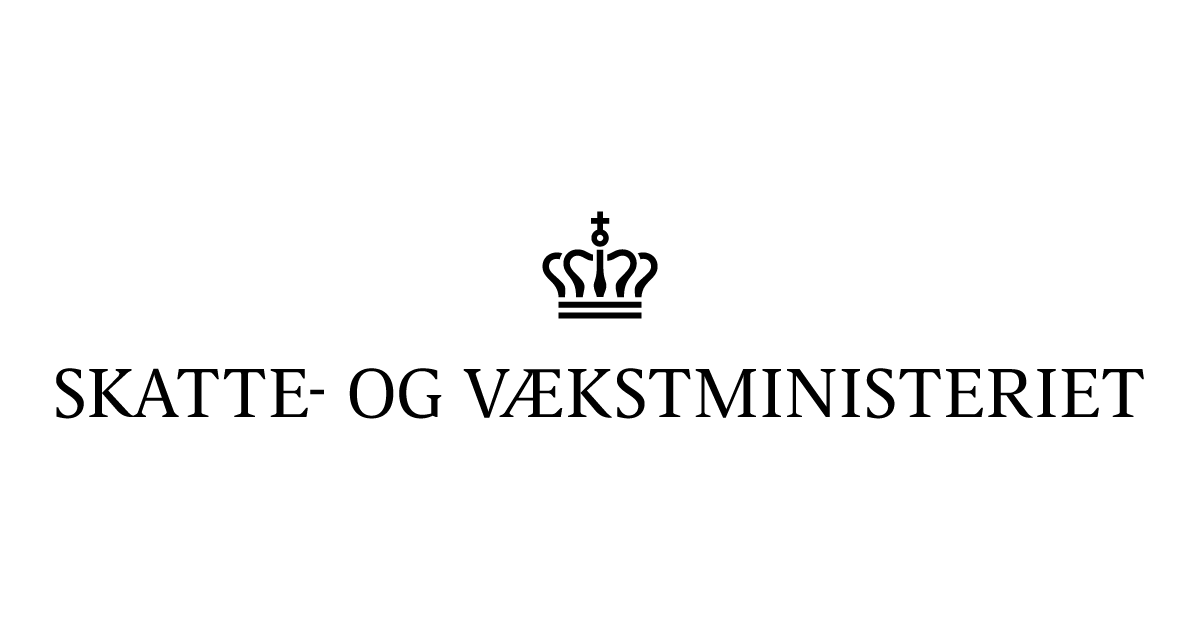 Skatte- og Vækstministeriet logo